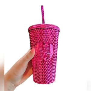 Starbucks Studded Dark Pink Grande Tumbler